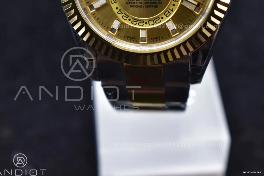 Dial Skydweller Edition YG Bracelet A23J 1120 YG YG SS Durable SS on Noob Best 0322